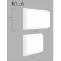 <b>10 Sets</b> Fassadenplatten <b>B1-A Putz</b>  hart